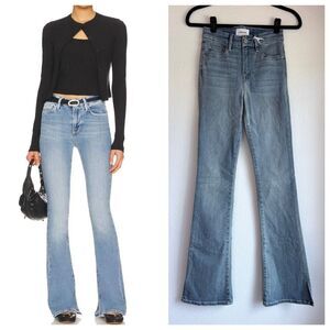 NWOT FRAME Denim Le Super High Mini Boot Jeans in Grenoble Wash Size 24